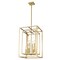 Z-Lite Easton Chandelier, 8-Light, 16.5 In.W x 27 In.H, Rubbed Brass/Rubbed Brass 3038-8RB - alternate 3